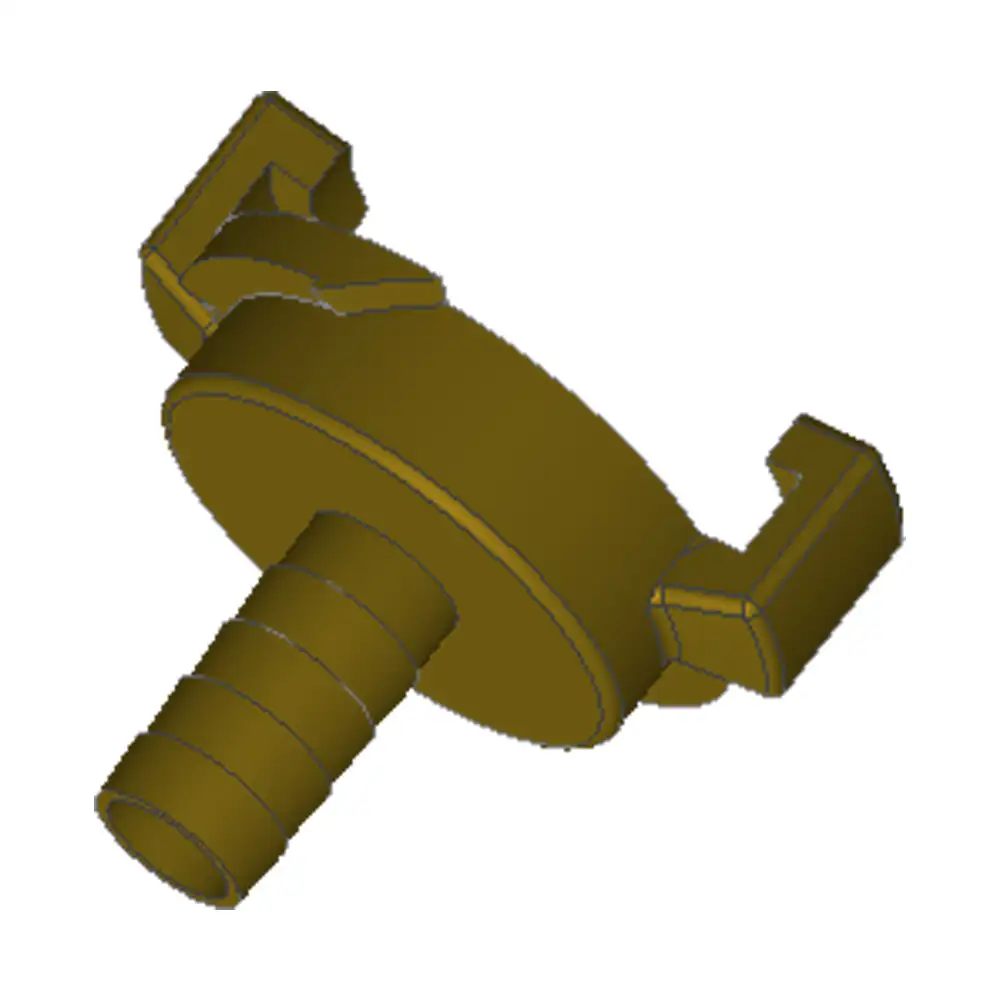 3- 8 BSP Barb GEKA Hose Fitting